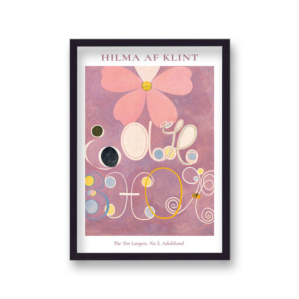 Hilma Klimt The Ten Largest No5 Botanical Art Print