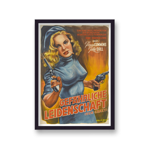 Gun Crazy German Cult Movie Print