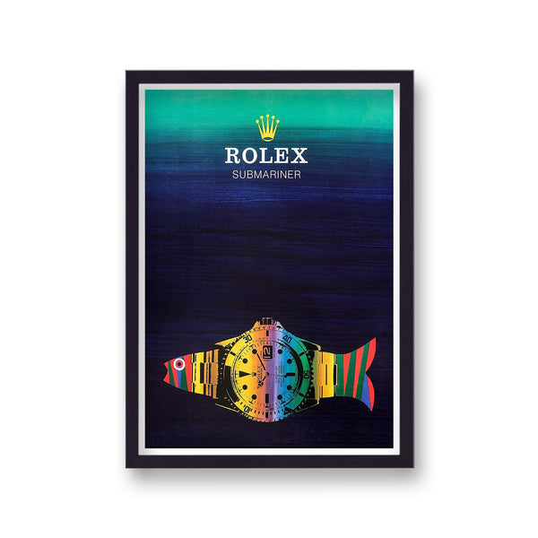 Rolex Submariner Vintage Advertising Print