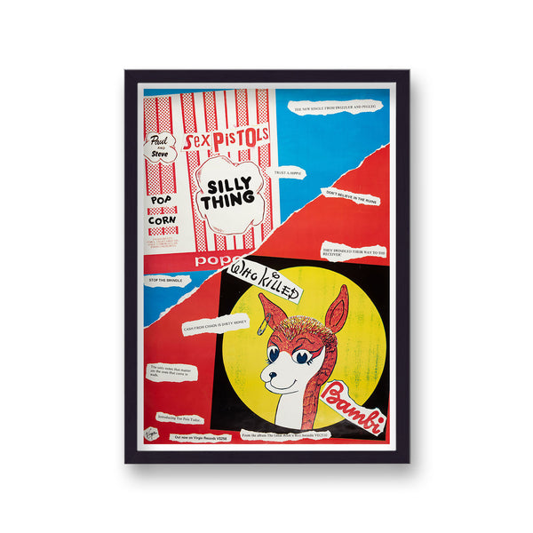 Sex Pistols Who Killed Bambi Vintage Music Promo Print
