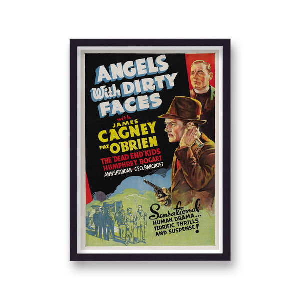 Angels With Dirty Faces Vintage Movie Print