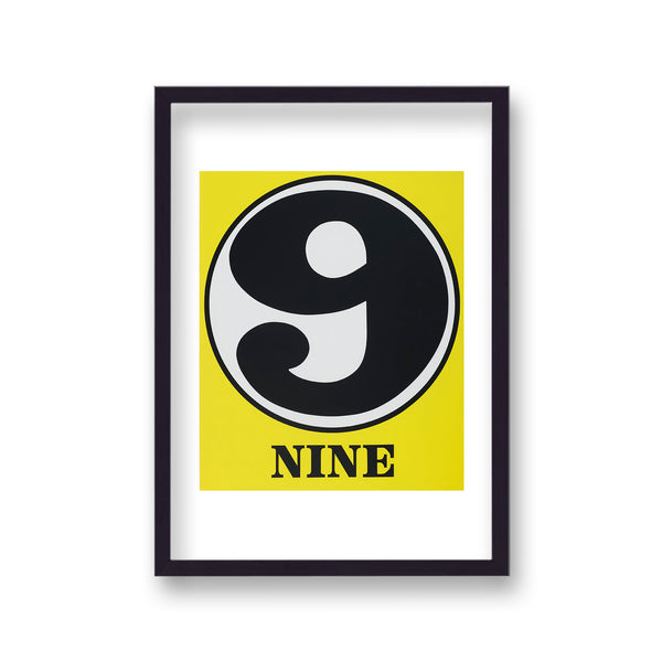 Robert Indiana Numbers No9 Vintage Pop Art Print