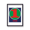 Robert Indiana Numbers No1 Vintage Pop Art Print