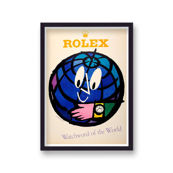 Rolex Watchword Of The World Vintage Advertising Print