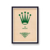 Rolex Vintage Logo Art Print