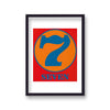 Robert Indiana Numbers No7 Vintage Pop Art Print