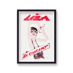 Vintage Music Print Liza In Concert No1