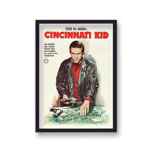 Vintage Italian Movie Poster The Cincinnati Kid