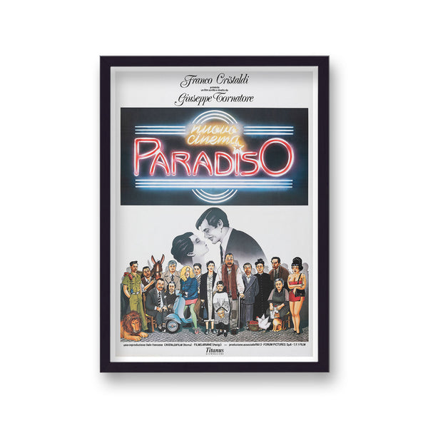 Vintage Italian Movie Poster Cinema Paradiso