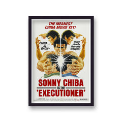 Vintage Movie Print Sonny Chiba Is The Executioner