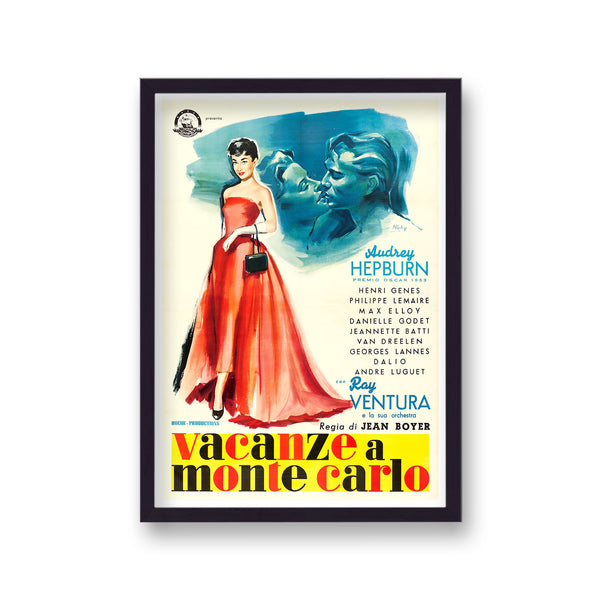 Vintage Italian Movie Poster Monte Carlo Baby