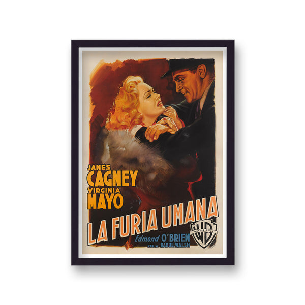 Vintage Italian Movie Poster White Heat