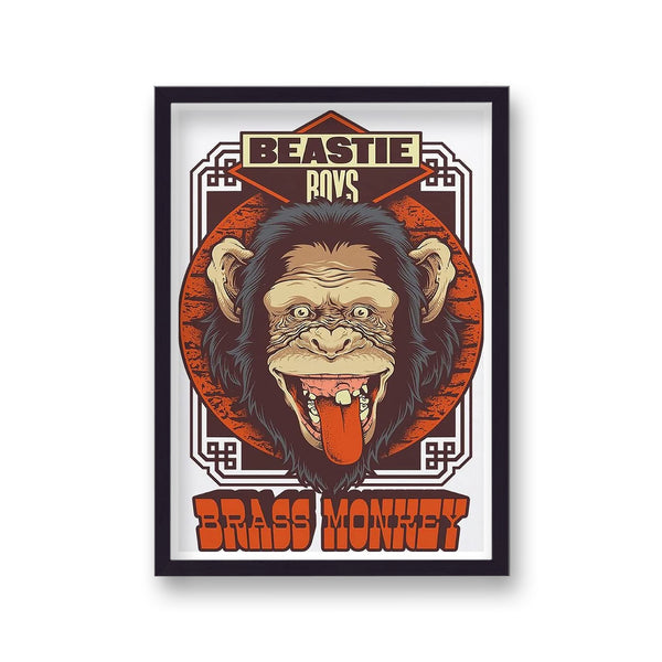 Vintage Music Print Beastie Boys Brass Monkey