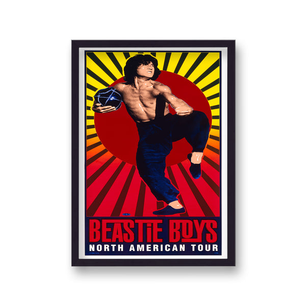 Vintage Music Print Beastie Boys North American Tour Jackie Chan