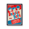 Vintage Music Print Beastie No Sleep 'Til Boys Bazooka Joe