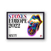 Vintage Music Print Rolling Stones Sixty Europe 2022