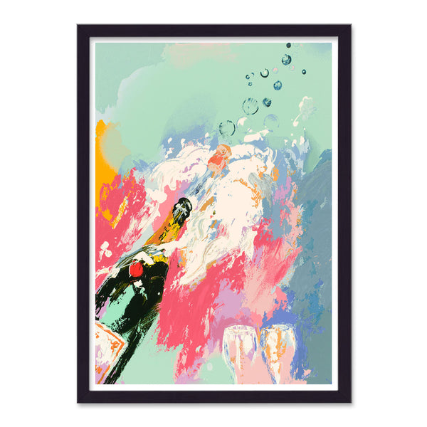 Leroy Neiman Champagne New Years Eve