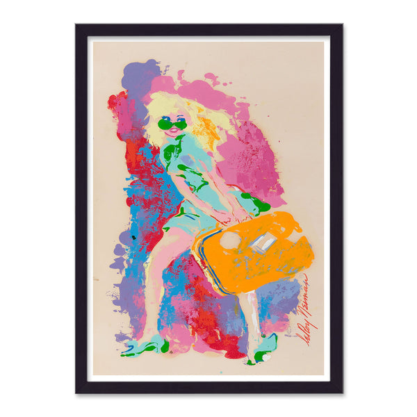 Leroy Neiman Travelling Girl