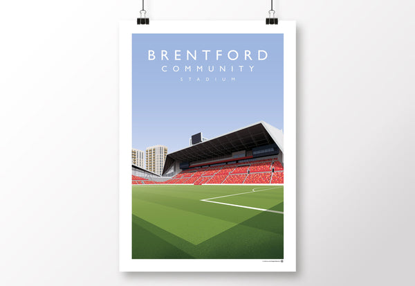 BFC Brentford Community Stadium Poster