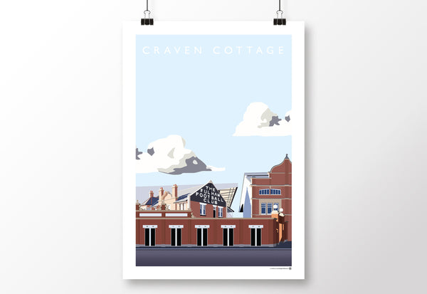 FFC Craven Cottage Poster