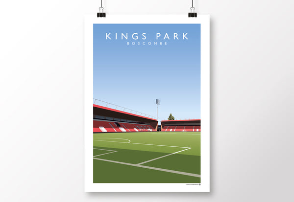 AFCB Kings Park Boscombe - Dean Court Poster