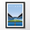 MCFC Etihad Stadium Poster