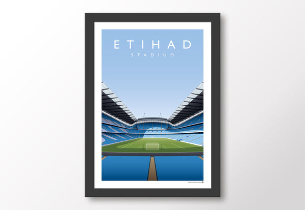 MCFC Etihad Stadium Poster