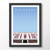 AFC Highbury - East Stand Poster