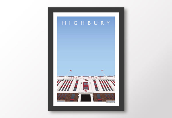 AFC Highbury - East Stand Poster