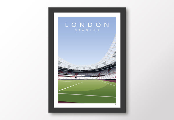 WHUFC London Stadium - Bobby Moore Stand Poster