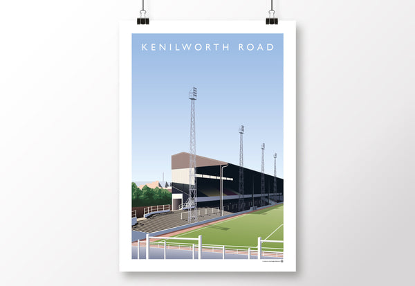 LTFC Kenilworth Road Poster