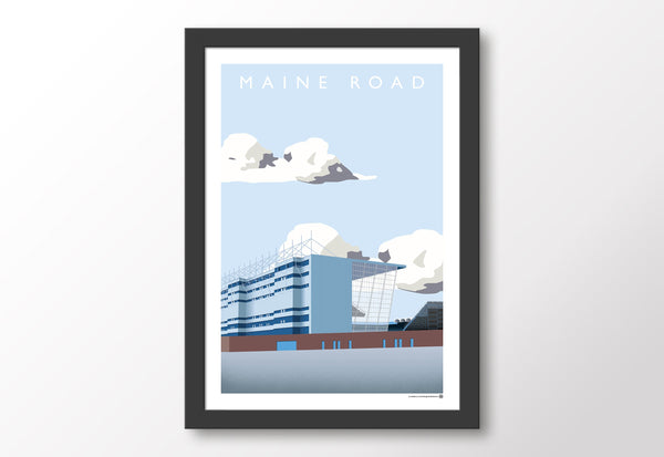 MCFC Maine Road - Kippax Poster