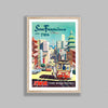 Vintage Travel Poster Twa San Francisco