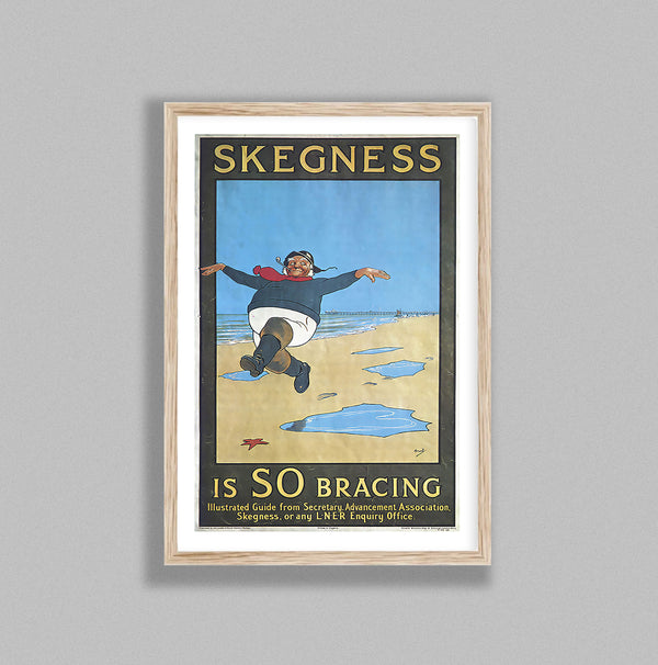 Vintage Travel Poster Skegness
