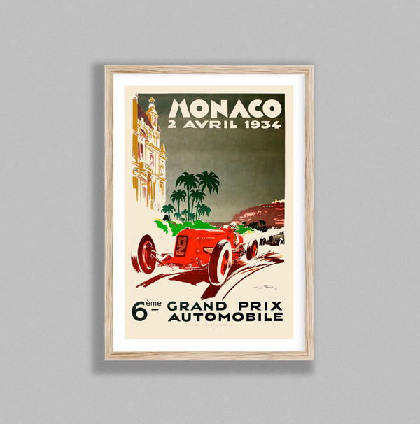 Retro Motor Racing Monaco Gp 1934