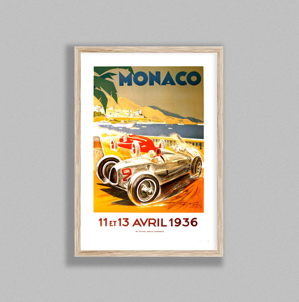 Retro Motor Racing Monaco Gp 1936