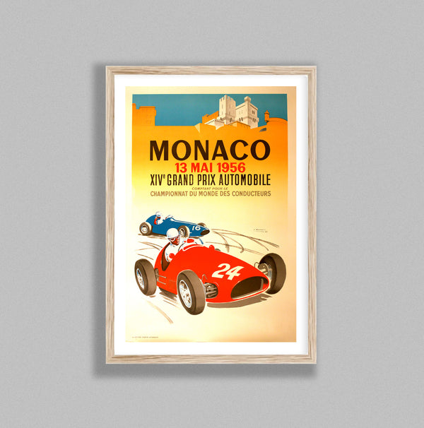 Retro Motor Racing Monaco Gp 1956