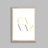 French Typography Ca Va? Y&G