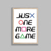 Typography Just One More Game V1