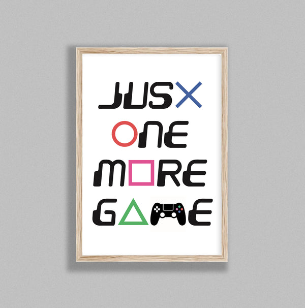 Typography Just One More Game V2