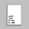 Typography Just One More Game V3