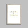 Typography Mi Casa V5 Y&G On W