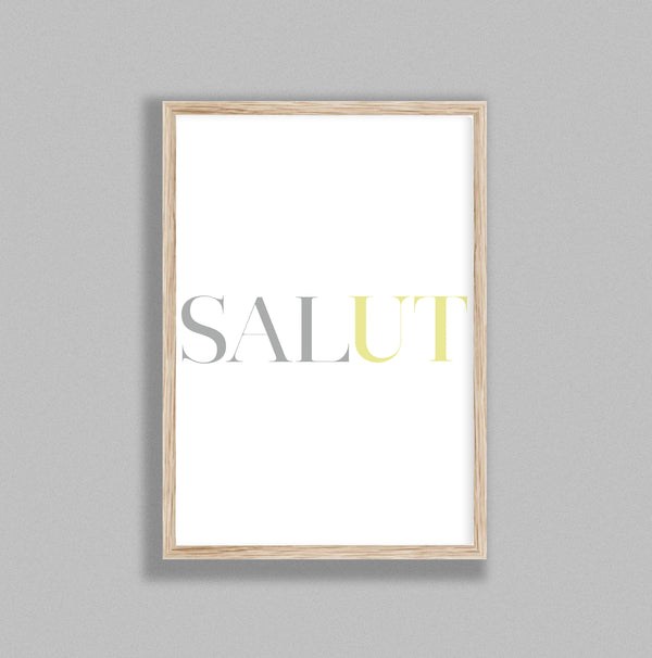 French Typography Salut Y&G