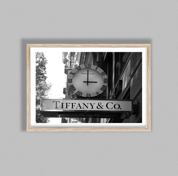 Tiffany & Co Clock Store Sign Zurich