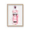 Gin Graphic Splash Print Gordon'S Pink Inspired