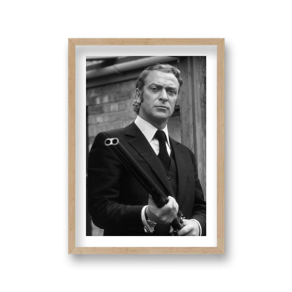 Michael Caine As Jack Carter Vintage Publicity Shot For Get Carter 1971 Vintage Icon Print