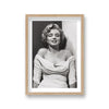 Marilyn Monroe Iconic Portrait In Glamorous Off The Shoulder Dress Vintage Icon Print