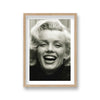 Marilyn Monroe Portrait Smiling In Stylish Black Sweater Vintage Icon Print