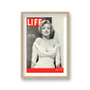 Marilyn Monroe Iconic Portrait Life Magazine Cover 1952 In Glamorous Off The Shoulder Dress Vintage Icon Print