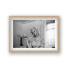 Marilyn Monroe Portrait In Relaxed Thoughful Mood With Drink In Hand Vintage Icon Print